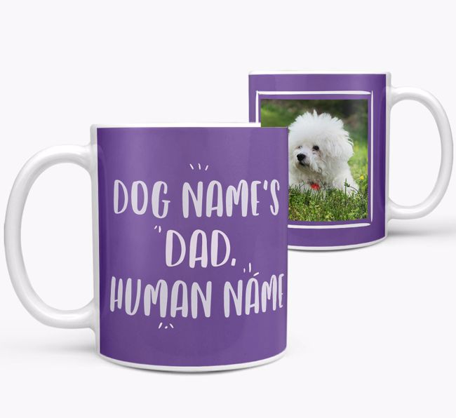'{dogsName}'s Dad' - Personalised {breedFullName} Mug
